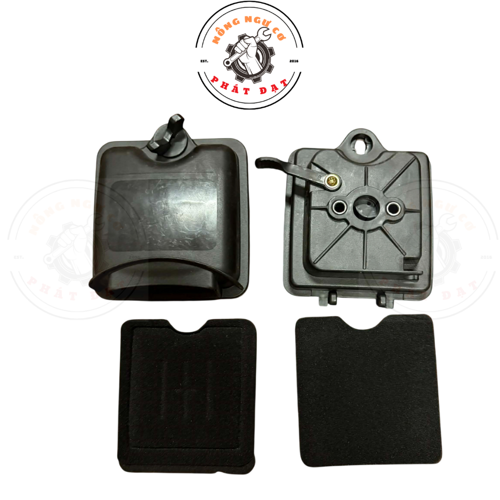 Bô e / Lọc gió máy cắt cỏ 330 - 430 - 143 - 543 - 553 - máy khoan đất, máy xạ phân, 2 tấm lọc khỏe