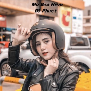 Mũ Bảo Hiểm Kính âm Cao Cấp Asia MT08k - Lót Tháo Rời Tiện Dụng - Hàng Chính Hãng - Bảo Hành 12 Tháng