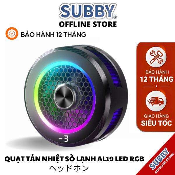 Quạt Tản Nhiệt Sò Lạnh AL19 LED RGB Có Màn Hình Hiển Thị Đèn