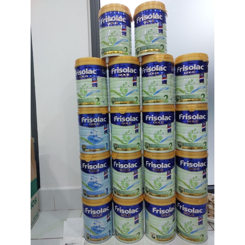 Sữa bột Frisolac Gold 1/2/3/4 850g