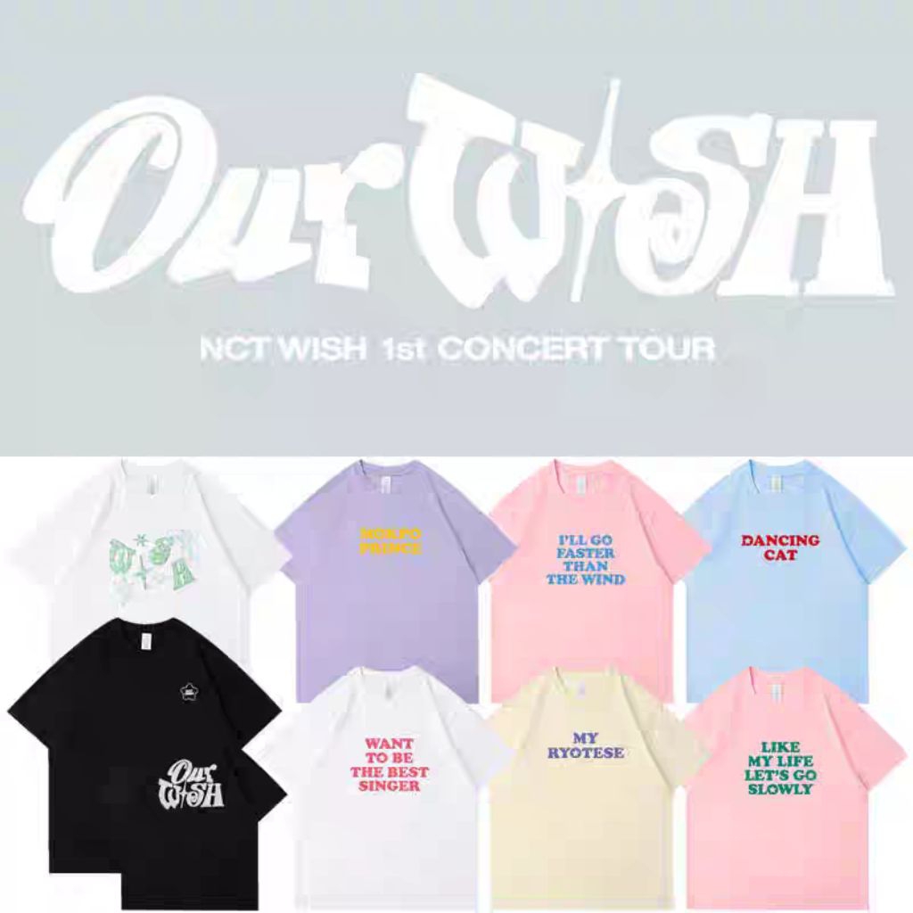 Áo thun + hoodie concert NCT Wish - Our Wish