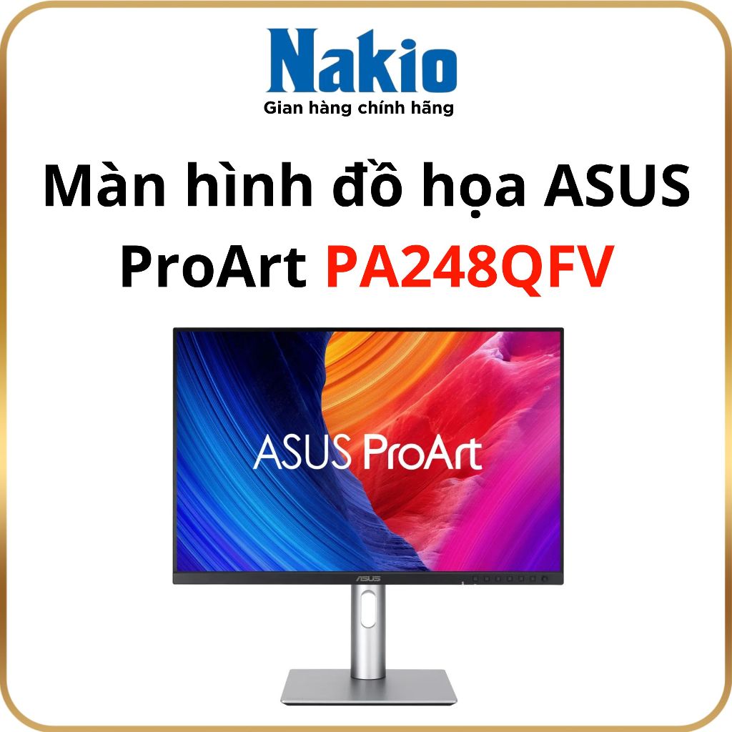 Màn Hình Đồ Họa ASUS ProArt PA248QFV (24.1 inch - IPS - WUXGA - 100Hz - 5ms - Speaker)