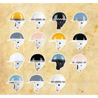 Mũ bảo hiểm nửa đầu VARO N120 Bosozoku Japan Style nửa đầu vintage - Mũ bảo hiểm moto Vintage 1/2 đầu - tặng sticker