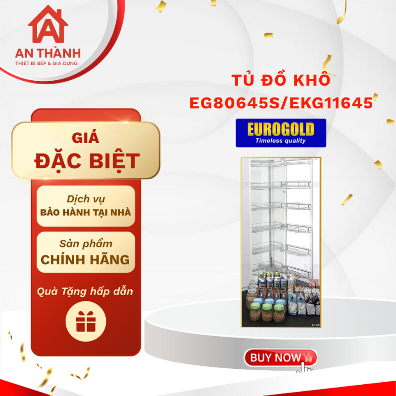 Tủ Đồ Khô Eurogold EG80645S/EKG11645 – Tính Năng Chống Ẩm Hiệu Quả, Bảo Vệ Đồ Dùng Tối Ưu