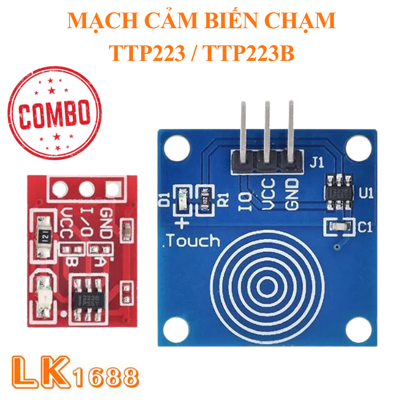 [FLASH SALE] Mạch cảm biến chạm TTP223 / TTP223B