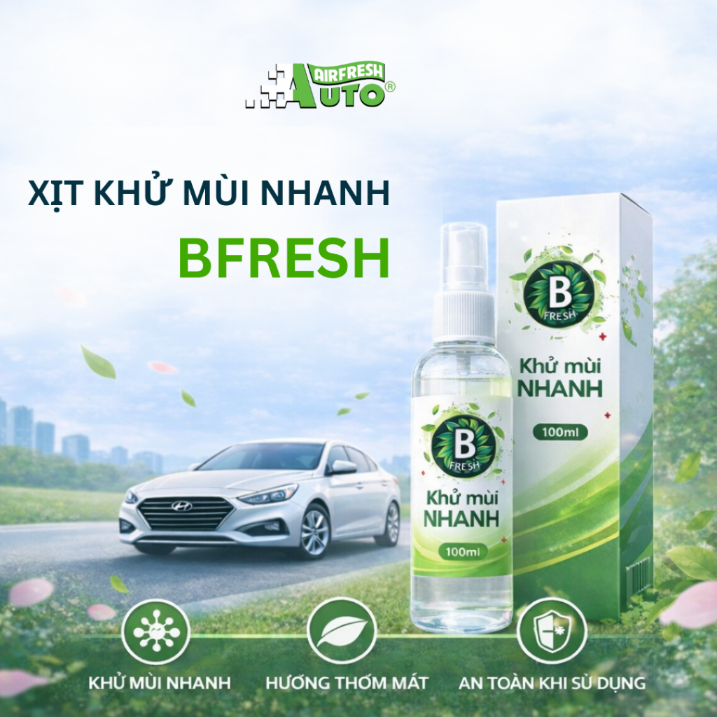 Chai Xịt Khử Mùi Nhanh Bfresh