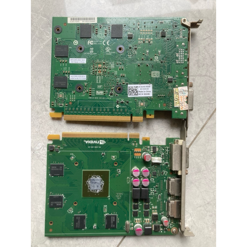 Xác VGA NVIDIA Quadro K2000 2GB Lỗi | Mạch Zin Nguyên Bản | Đã Tháo Quạt | Cho Thợ Linh Kiện
