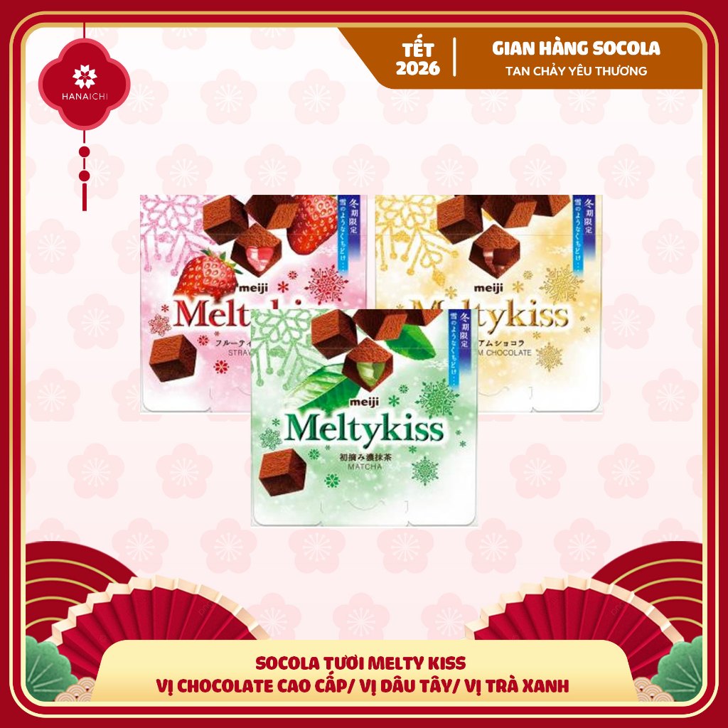 Kẹo Socola tươi Melty Kiss Meiji - Nội địa Nhật