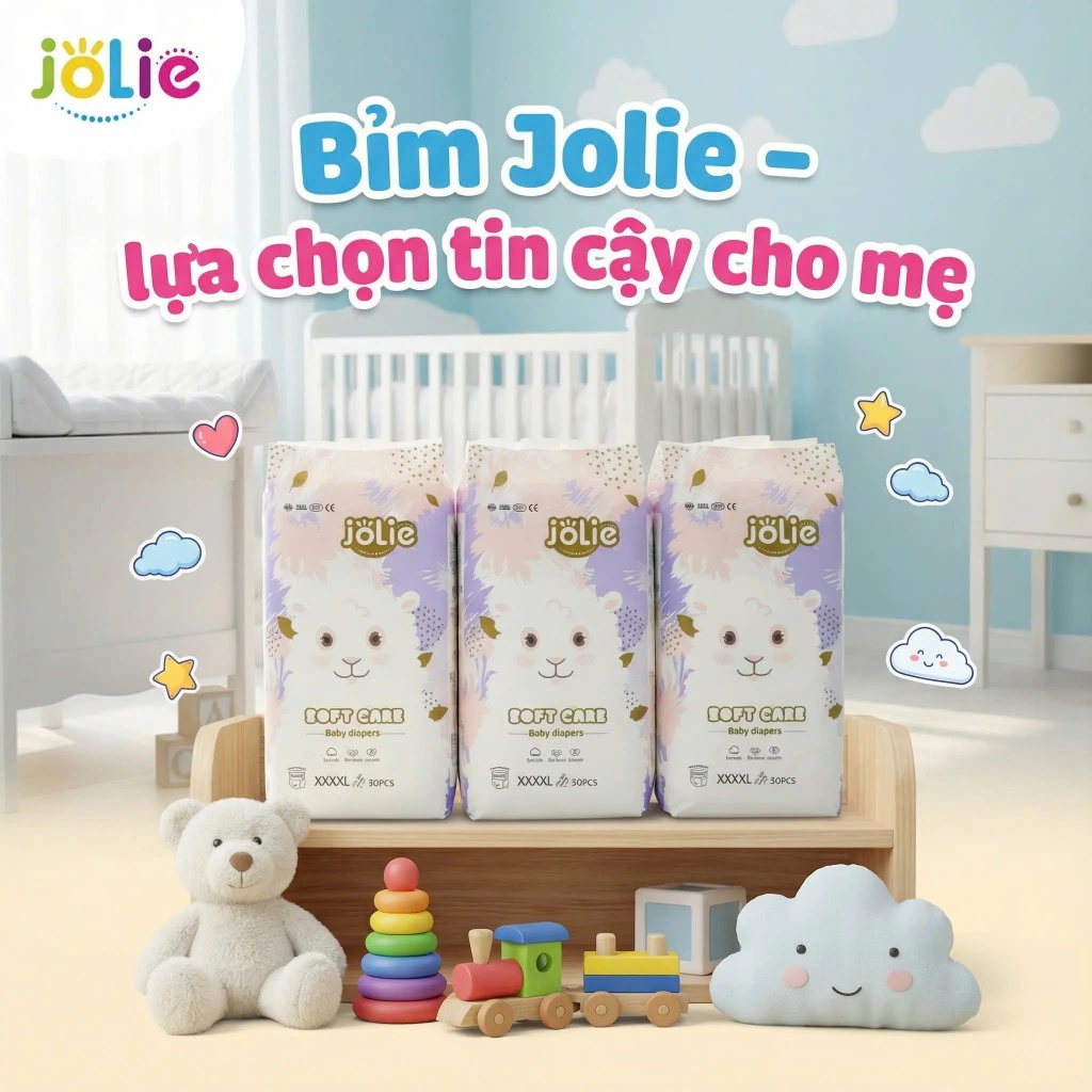 Tả Quần JOLIE Chính Hãng – 150 Miếng | Mua Nhiều Tiết Kiệm Hơn