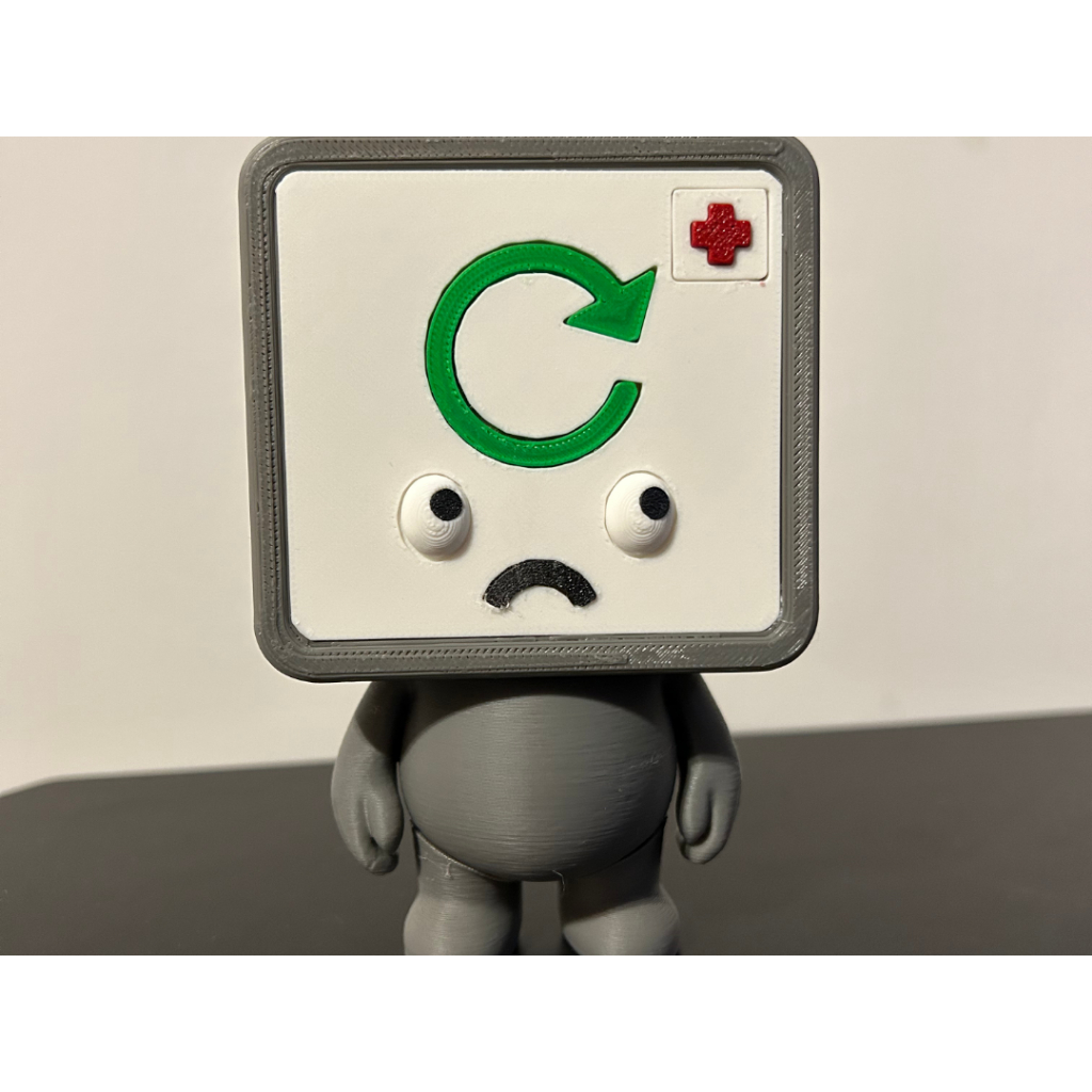 mô hình đồ chơi in 3D của nhân vật meme Bididi Bididi Boot, đồ chơi trưng bày