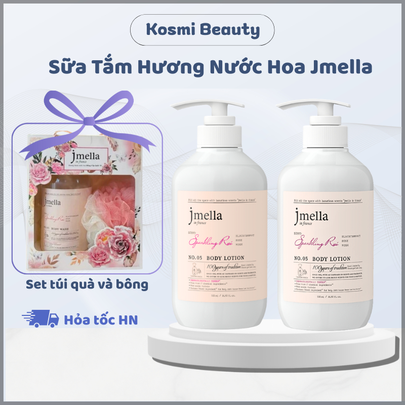 Sữa tắm Jmella sữa tắm hương nước hoa Jmella In France Body Wash 500ml, 1000ml - Kosmi Beauty