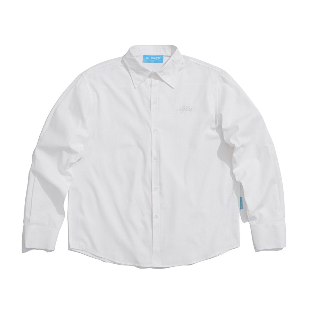 ÁO "ALFAER" PREMIUM LINEN SHIRT - WHITE