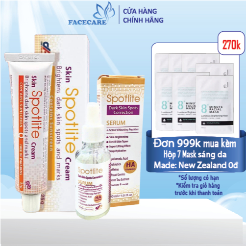 Kem Mờ Nám Giảm Tàn Nhang Làm Trắng Da  Danpharm Spotlite Brightens Dark Skin Spots And Marks