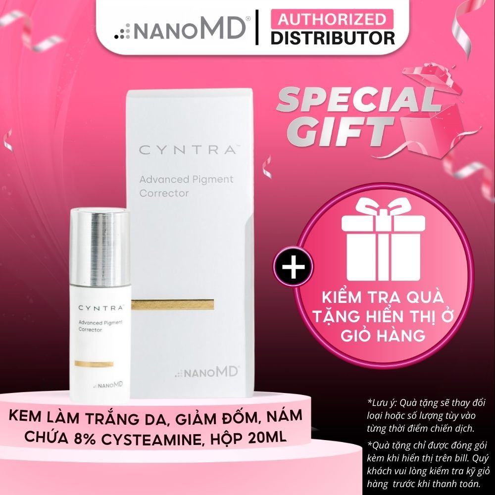 Kem Hỗ Trợ Trắng Sáng, Làm Mờ Vết Nám Trên Da NanoMD Cyntra Advanced Pigment Corrector