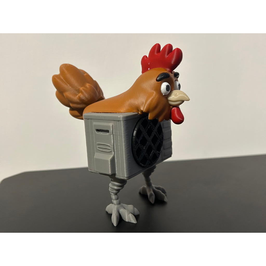 mô hình đồ chơi in 3D của nhân vật meme Tirilikalika Tirilikaliko, đồ chơi trưng bày