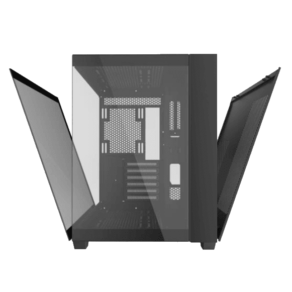 Cooler Master CD600 PC Case – BTF Support, Mid Tower, 1x CF120 ARGB