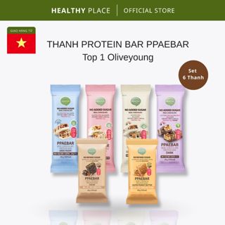 SET trải nghiệm 6 Thanh Protein mix đủ vị PPAEBAR Real Chocolate Protein Bar không đường