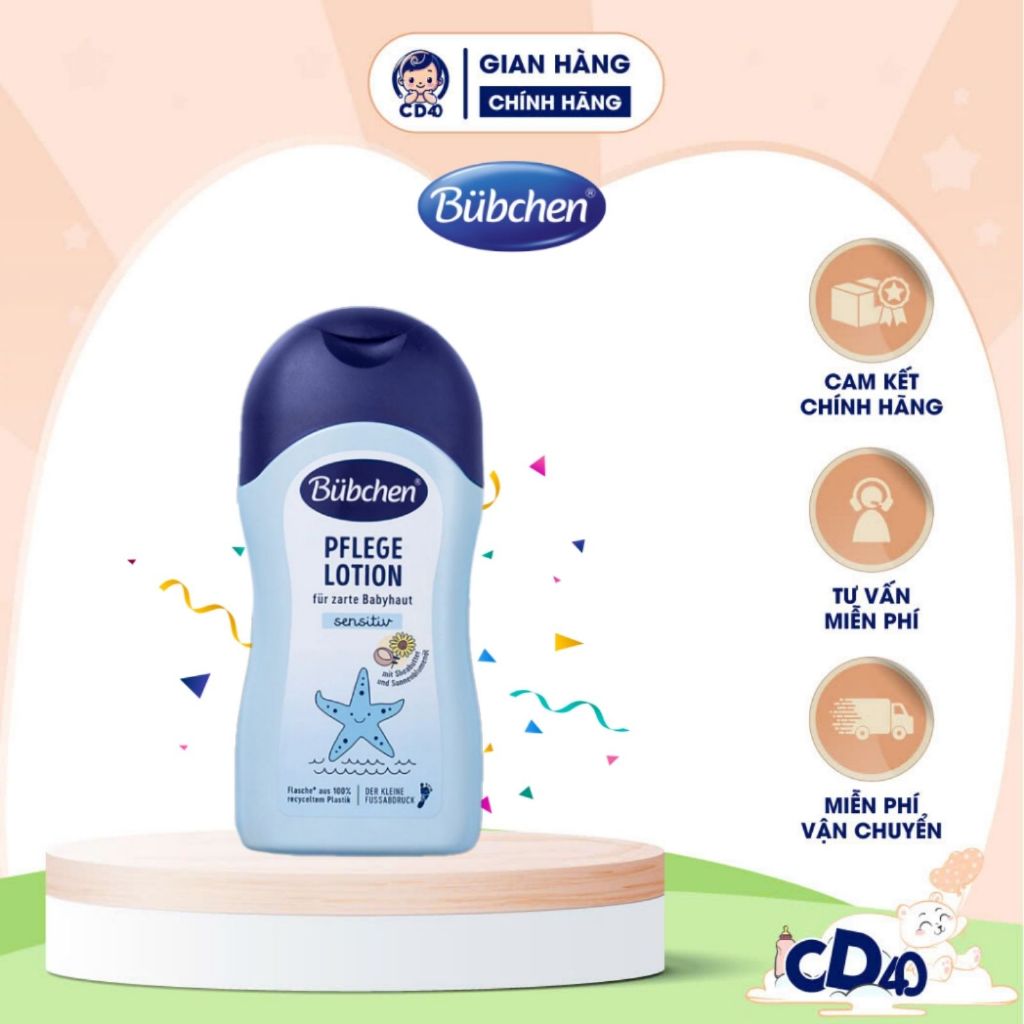 Sữa Dưỡng Thể Cho Bé BUBCHEN Pflege Lotion Dưỡng Da Cho Trẻ Từ Sơ Sinh 400ml