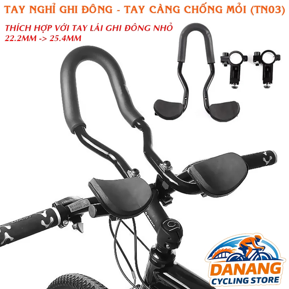 Tay Càng Chống Mỏi Liền – Tay Nghỉ Ghi Đông Xe Đạp TN03 – Dễ Lắp, Chống Mỏi Tay