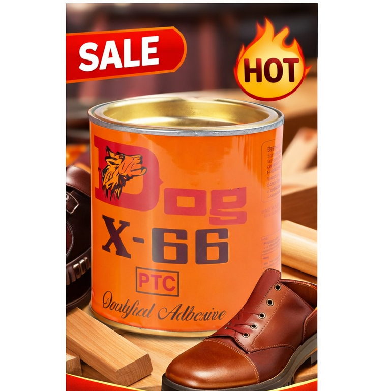 Keo con chó X66 dán giày da, dán gỗ, keo dán đa năng 100ml, 200ml, 600ml