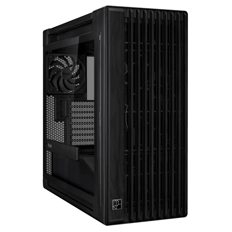 ASUS ProArt PA602 Wood Edition E-ATX PC Case – Black, 420mm radiator, USB 20Gbps support