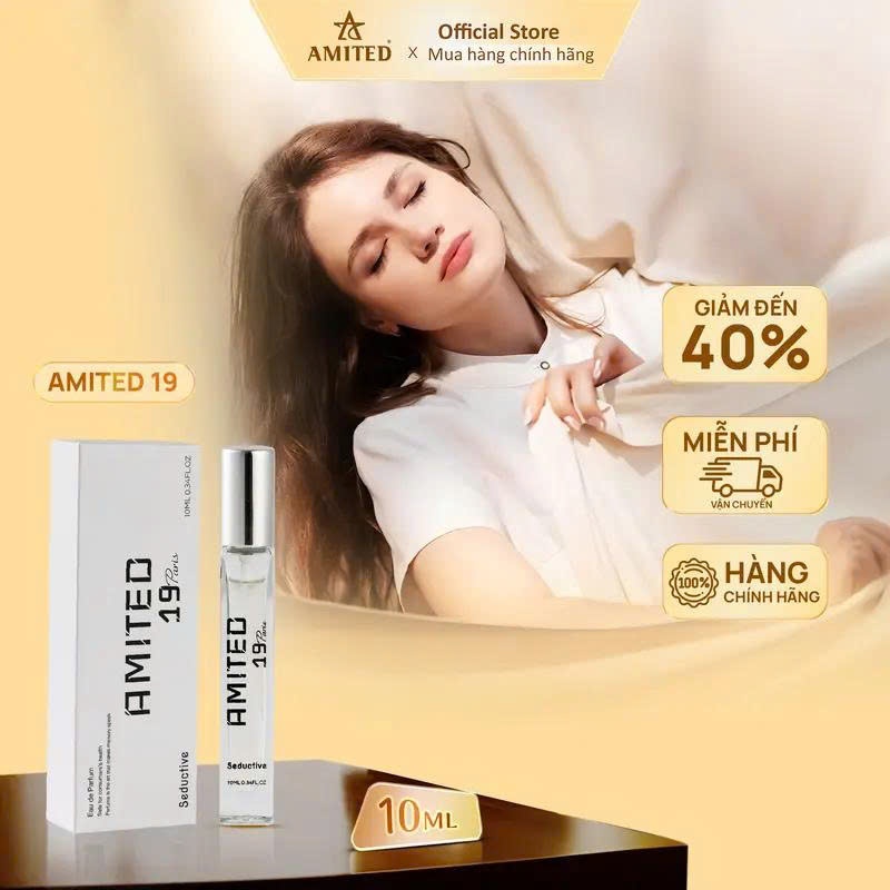 [ 10ML ] Nước Hoa Nữ Amited 19 – Hương Thơm Bí Ẩn, Sang Trọng & Thanh Khiết Quyến Rũ
