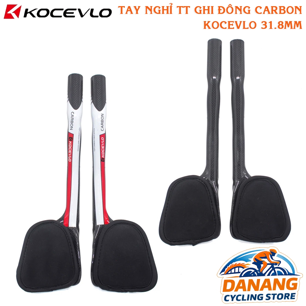 Tay Càng Chống Mỏi – Tay Nghỉ Ghi Đông TT Xe Đạp Carbon KOCEVLO – Nhẹ, Khí Động Học