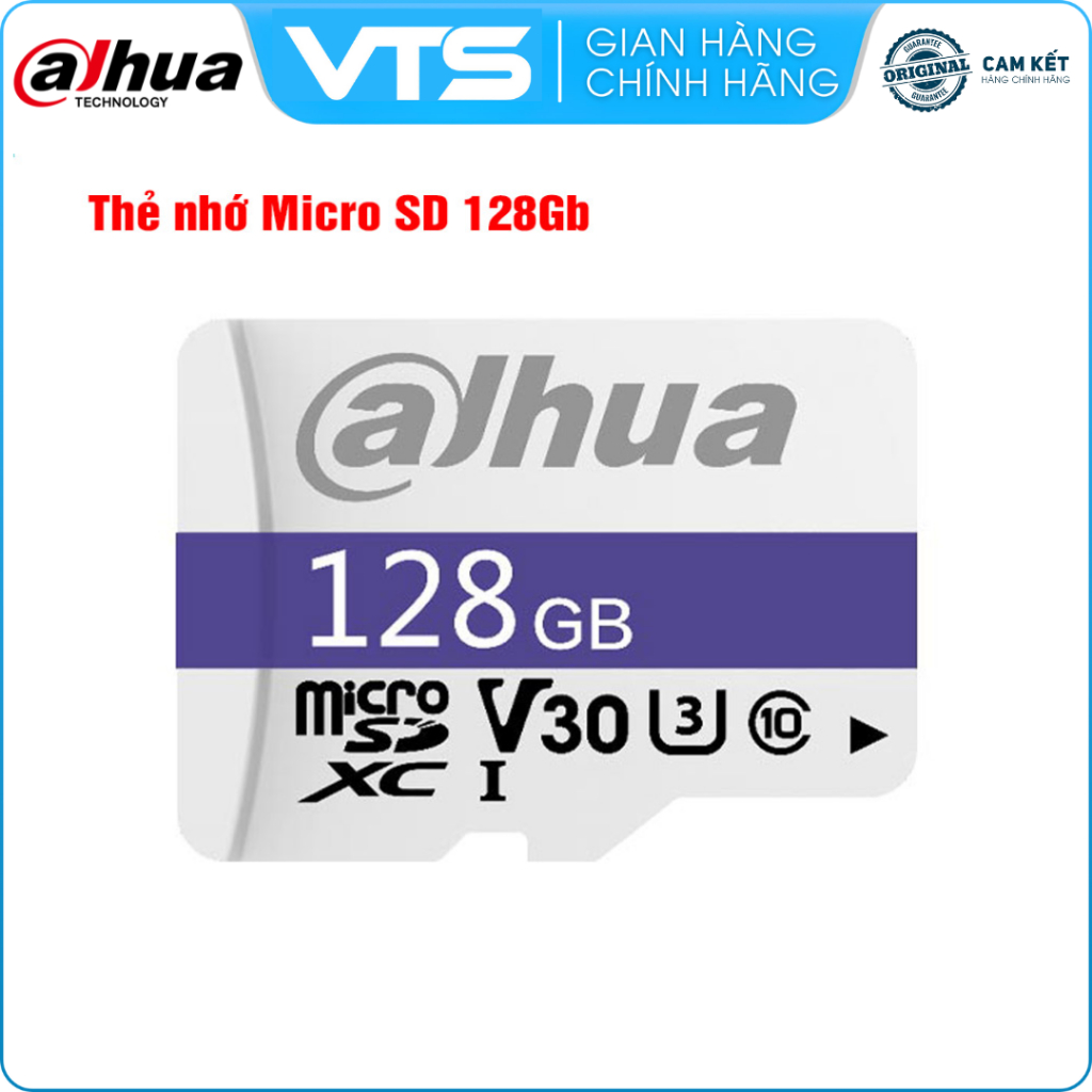 Thẻ Nhớ Micro SD Dahua 32GB/64GB/128GB Class 10 Chính Hãng, Tốc Độ Cao, Chuyên Dụng Cho Camera