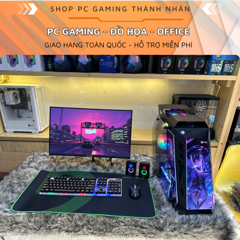 Máy tính Gaming Intel I5 4570 SSD 256Gb Ram 8Gb VGA GT730 2Gb