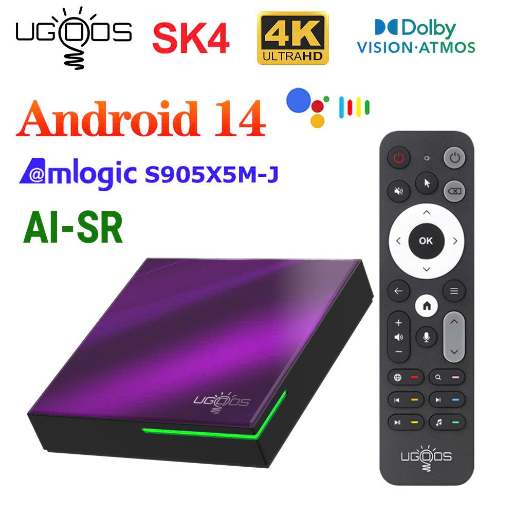 UGOOS SK4 – Android TV Box Dolby Vision | Android 14 | 4K HDR