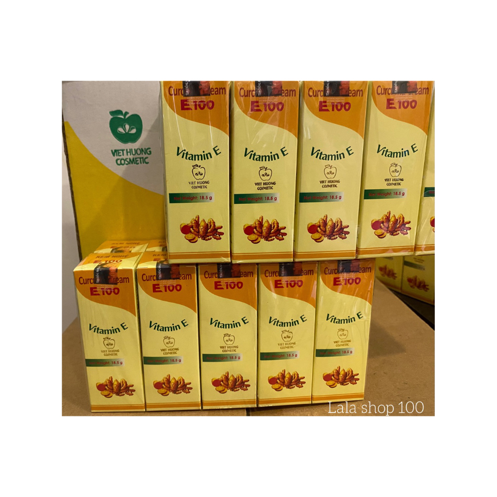 Kem nghệ E100 giảm mụn mờ sẹo thâm