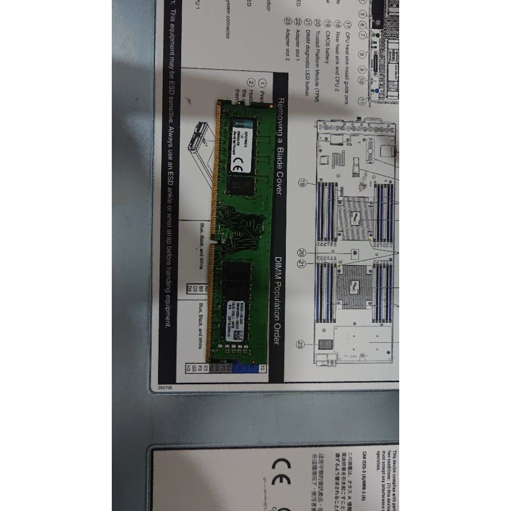 Ram Kingston DDR4 2400T, 2133 tháo máy Dell