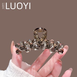 [KT066] Kẹp Tóc Pha Lê Xám Bạc Cao Cấp Size 7cm