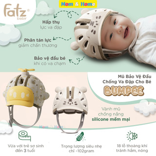 Mũ Bảo Vệ Đầu Chống Va Đập Cho Bé FATZBABY BUMPEE - Bảo Vệ Đầu Bé Khi Tập Đi, Tập Bò, Chơi Vận Động
