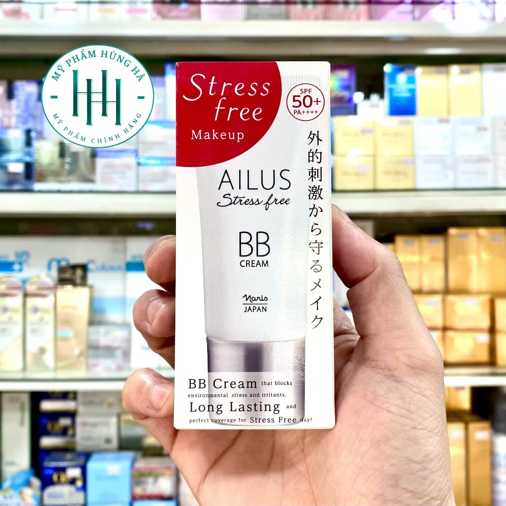 BB Cream Ailus Naris Số 01 - Tone Sáng Da 30G, Kem Lót Nền Trang Điểm Naris Cosmetics