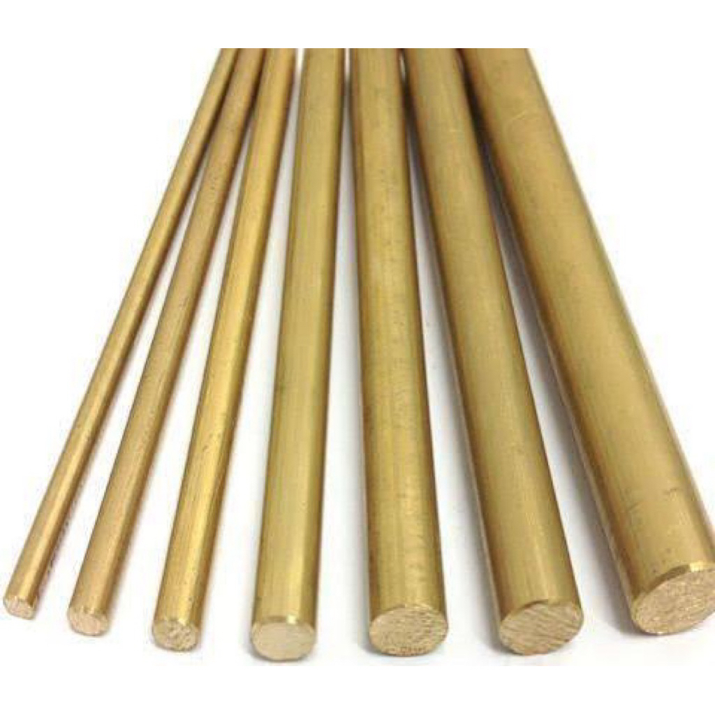 Đồng vàng đặc tròn, Phi 4mm, Dài: 3m ( Cắt 3 thanh, mỗi thanh 1m )
