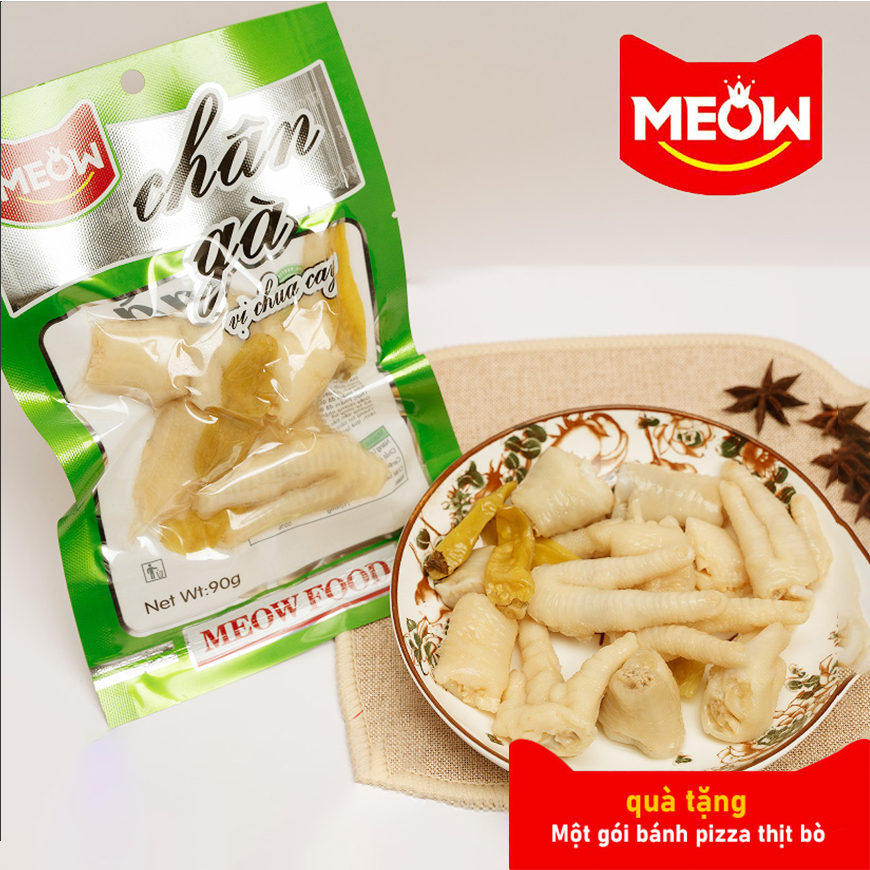 Gà chân ngâm ớt gà chân nhiều vị mở túi là ăn được món ngâm gia vị đồ ăn vặt chân gà chế biến sẵn đồ