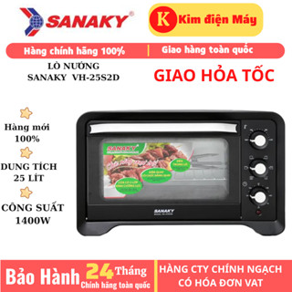 Lò nướng Sanaky VH-259S2D nướng đa năng đối lưu hàng chính hãng bảo hành 24 tháng