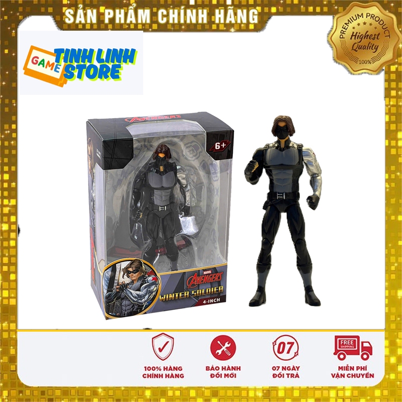 Mô hình Figure Marvel - Avengers -  Winter Soldier (4 Inch) - ZD  Toys - ZC32
