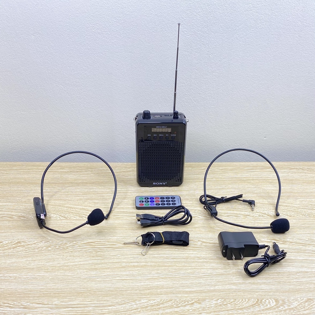 Máy trợ giảng không dây SN-890 kèm 2 micro cao cấp