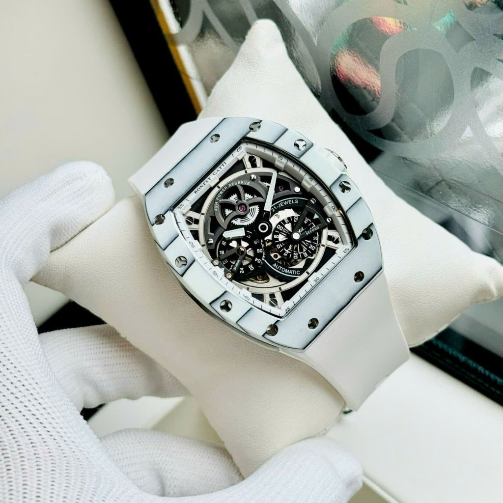 [Chính Hãng 100%] Đồng Hồ Nam  BONEST GATTI BG9004 (9004) Máy Cơ (Automatic) Kính Sapphire Siz 42 Dâ