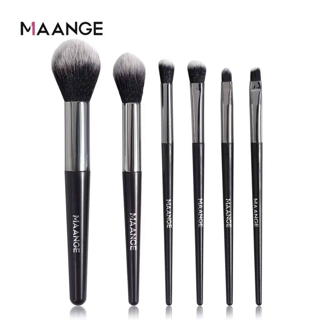 Bộ cọ MAANGE 6 cây lông mềm mịn sử dụng cho cá nhân tiện lợi MAG5728 | MT MAKEUP STORE
