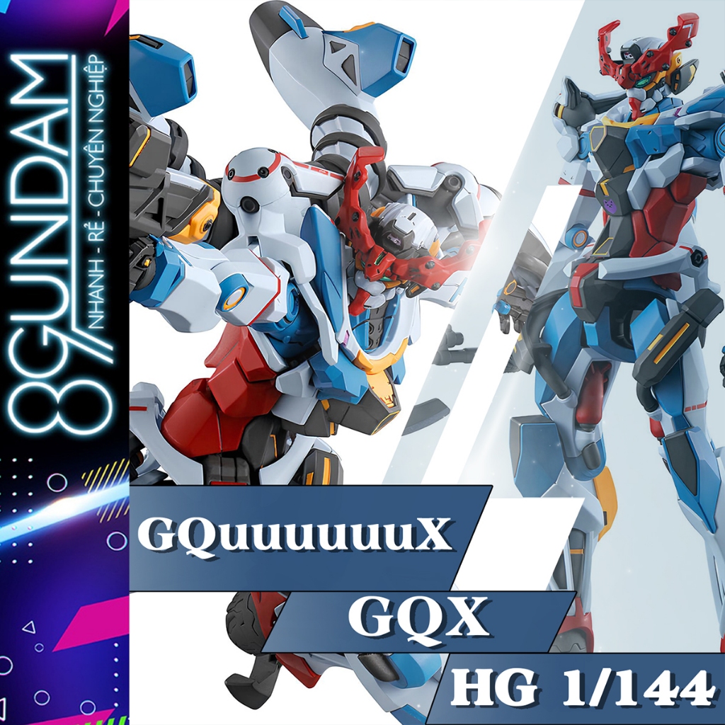 [CÓ SẴN] Mô Hình Lắp Ráp HG GQX GQuuuuuuX Fighter