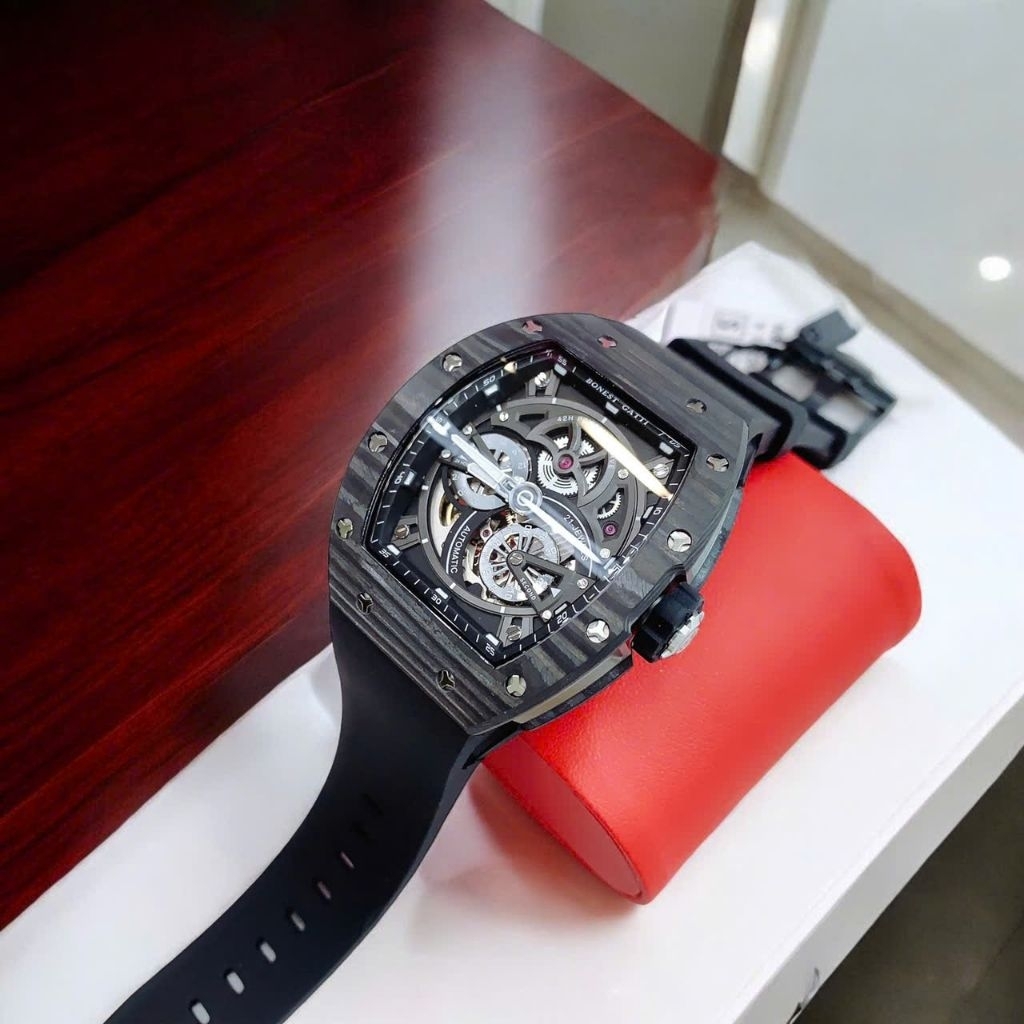 [Chính Hãng 100%] Đồng Hồ Nam  Bonest Gatti BG9004 (9004) Máy Cơ (Automatica) Kính Sapphiare Mặt Siz