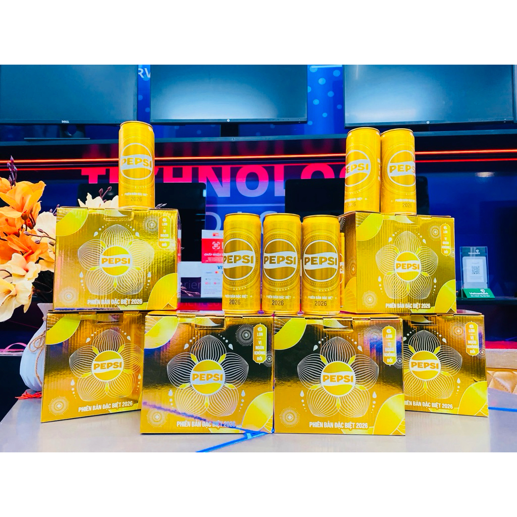 (HÀNG TẾT) HỘP QUÀ PEPSI VÀNG/GOLD PHIÊN BẢN TẾT XUÂN