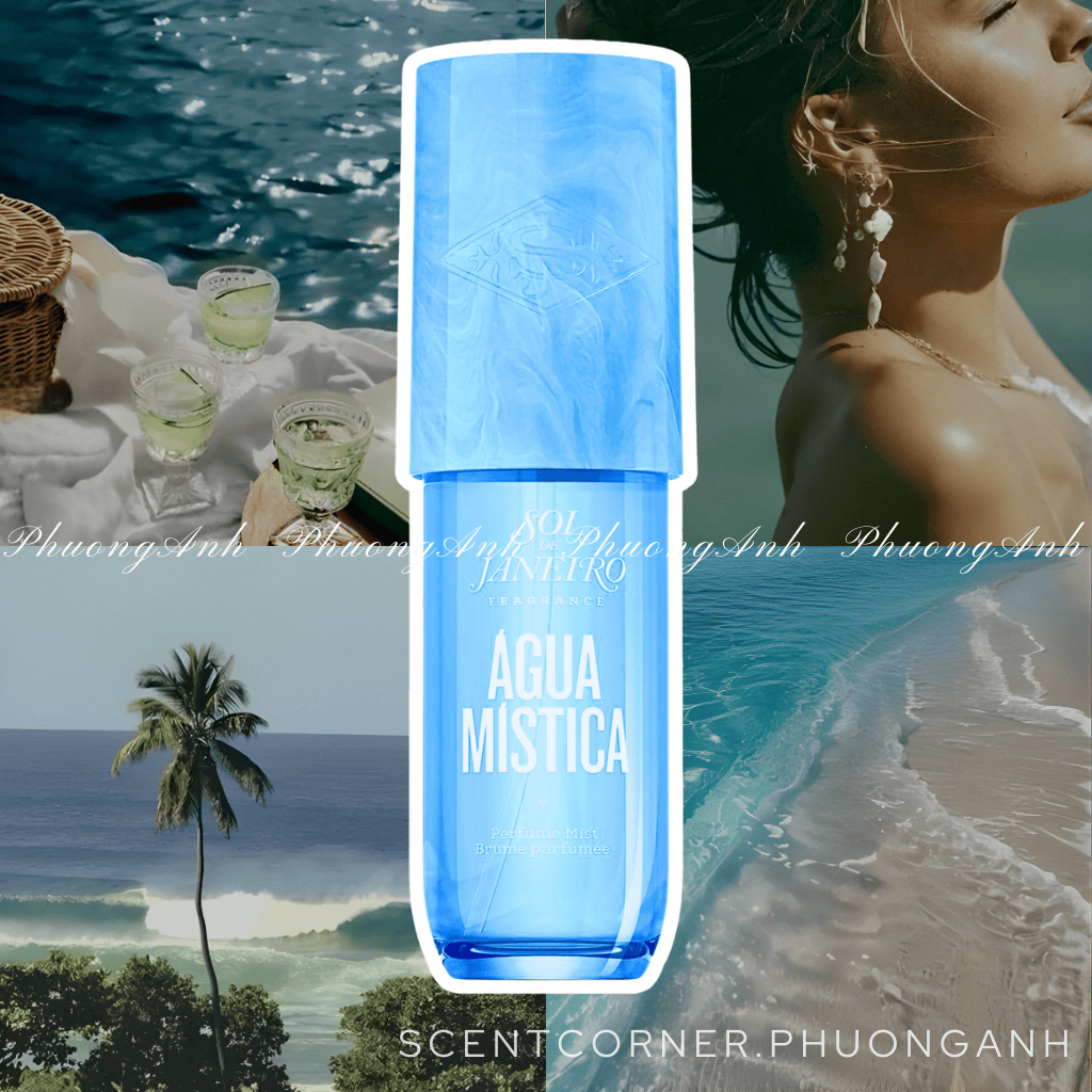 [ Mini để thử mùi ] AGUA MISTICA | Xịt thơm body mist & hair Sol de Janeiro