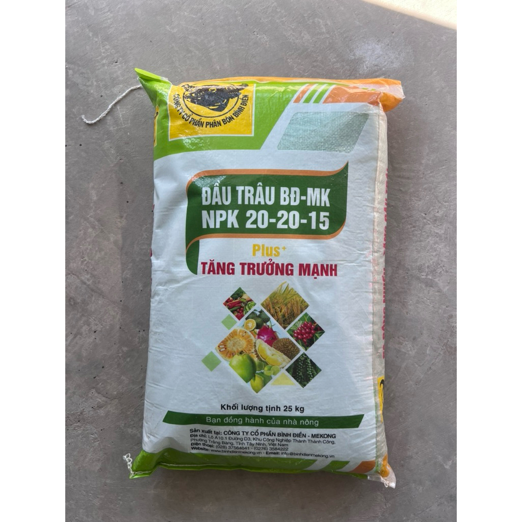 PHÂN BÓN NPK ĐẦU TRÂU BD-MK 20-20-15 PLUS+