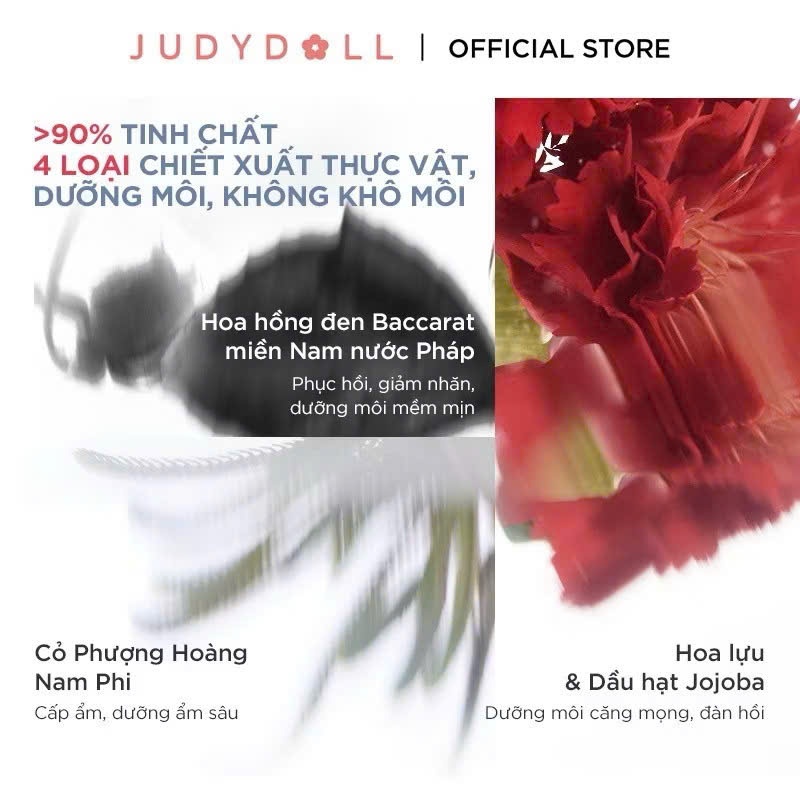Son dưỡng JUDYDOLL có màu đầu sắt Judydoll Watery Essence Lip Glaze | MT MAKEUP STORE | BigBuy360 - bigbuy360.vn