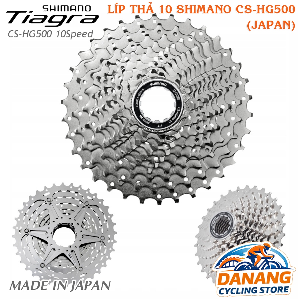 Líp Thả 10 Tầng (Cassette) Xe Đạp SHIMANO Tiagra CS HG500 – Chính Hãng, Không Hộp
