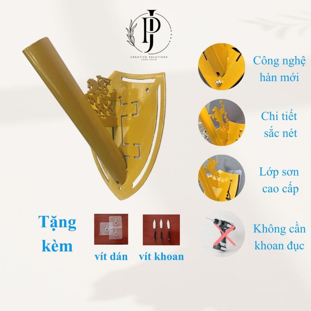 Giá treo cờ tổ quốc, đế treo cờ bằng thép sơn tĩnh điện treo cờ mẫu hiện đại G01